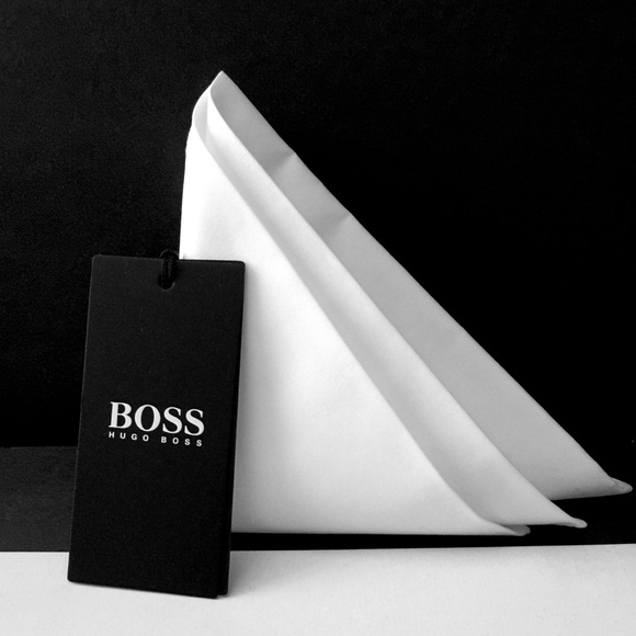 Hugo Boss Other - NEW HUGO BOSS WHITE POCKET SQUARE